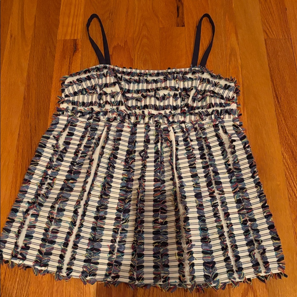 New WO tags Anthropologie Maeve Colorful Striped Blouse